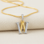 22ct Initial W Kolye Ucu 22ct Initial W Kolye Ucu