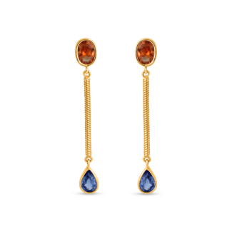 Personalised Gemstone Drop Earring