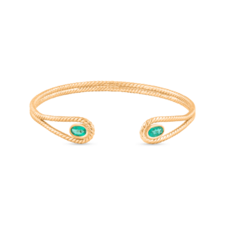 Shooting Star Emerald Cuff