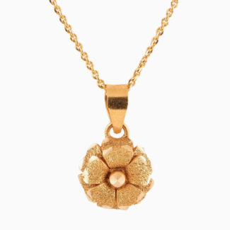 22ct Sunrise Gold Pendant | Diameter 12mm | Rosette Collection
