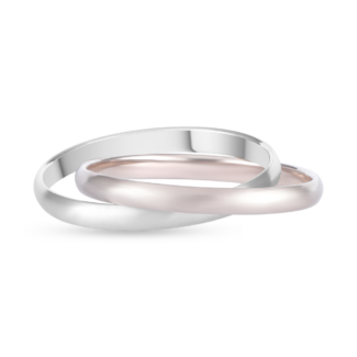 Platinum and Hazelnut Band for Woman Platinum and Hazelnut Band for Woman