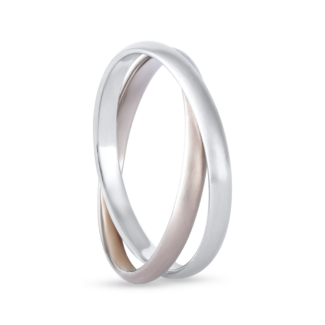 Platinum and Hazelnut Band for Woman Platinum and Hazelnut Band for Woman