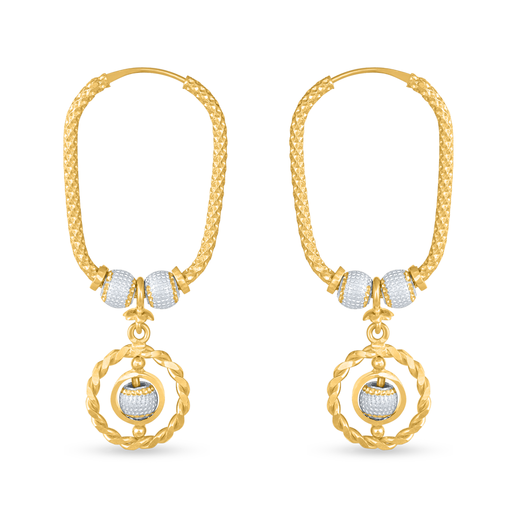 22 Ayar Altın Opulent Bali Damlacık Halkalar 22 Ayar Altın Opulent Bali Damlacık Halkalar