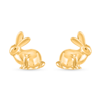 22ct Gold Rabbit stud Earring 22ct Gold Rabbit stud Earring