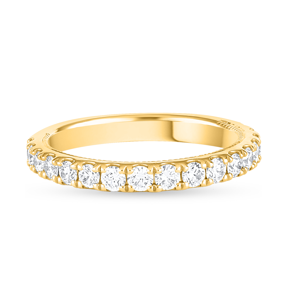 18 Ayar Sarı Altın Pırlanta Sonsuzluk Bandı 18 Ayar Sarı Altın Pırlanta Sonsuzluk Bandı