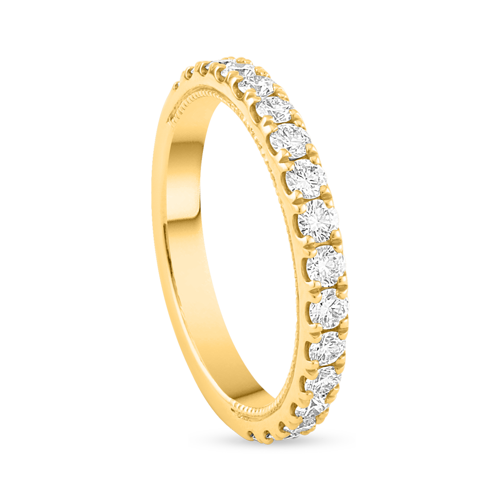 18 Ayar Sarı Altın Pırlanta Sonsuzluk Bandı 18 Ayar Sarı Altın Pırlanta Sonsuzluk Bandı