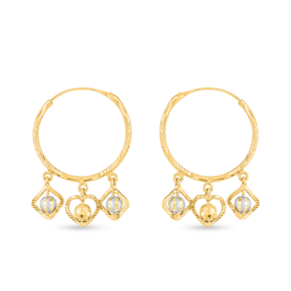 22ct Gold Fancy Bali with Droppers 22ct Gold Fancy Bali with Droppers