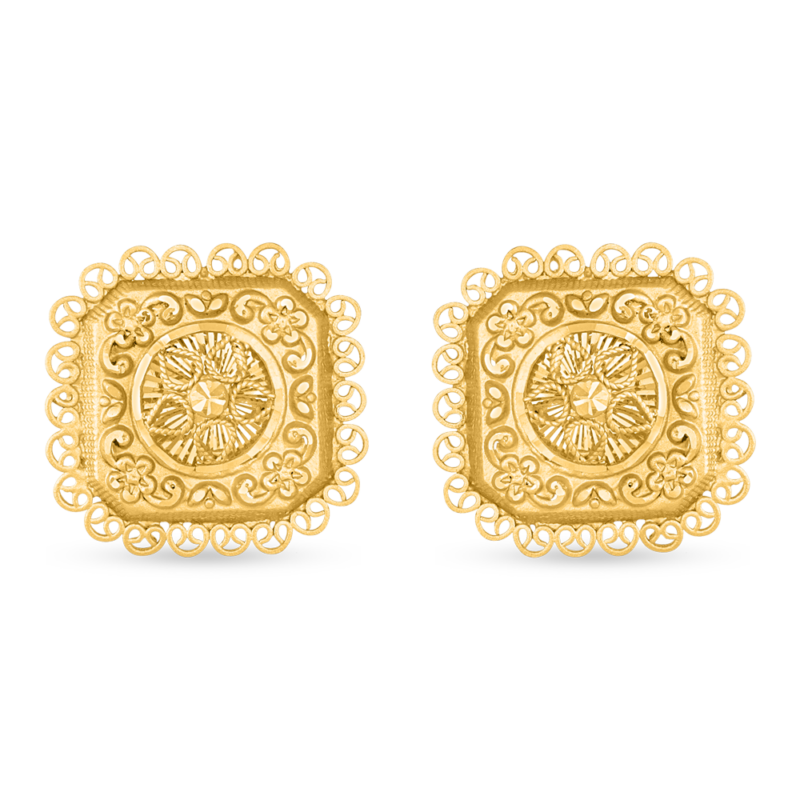 22ct Yellow Gold Studs 22ct Yellow Gold Studs