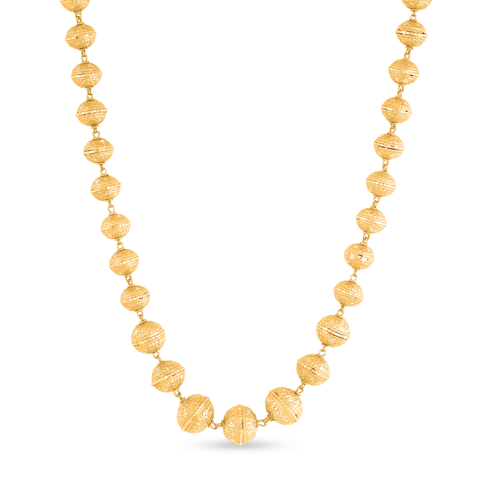 22 Ayar Gündoğumu Altın Mala Kolye | 16 İnç 22 Ayar Gündoğumu Altın Mala Kolye | 16 İnç