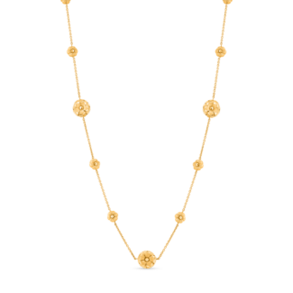 22ct Sunrise Gold Rosette Necklace | 18 Inches 22ct Sunrise Gold Rosette Necklace | 18 Inches