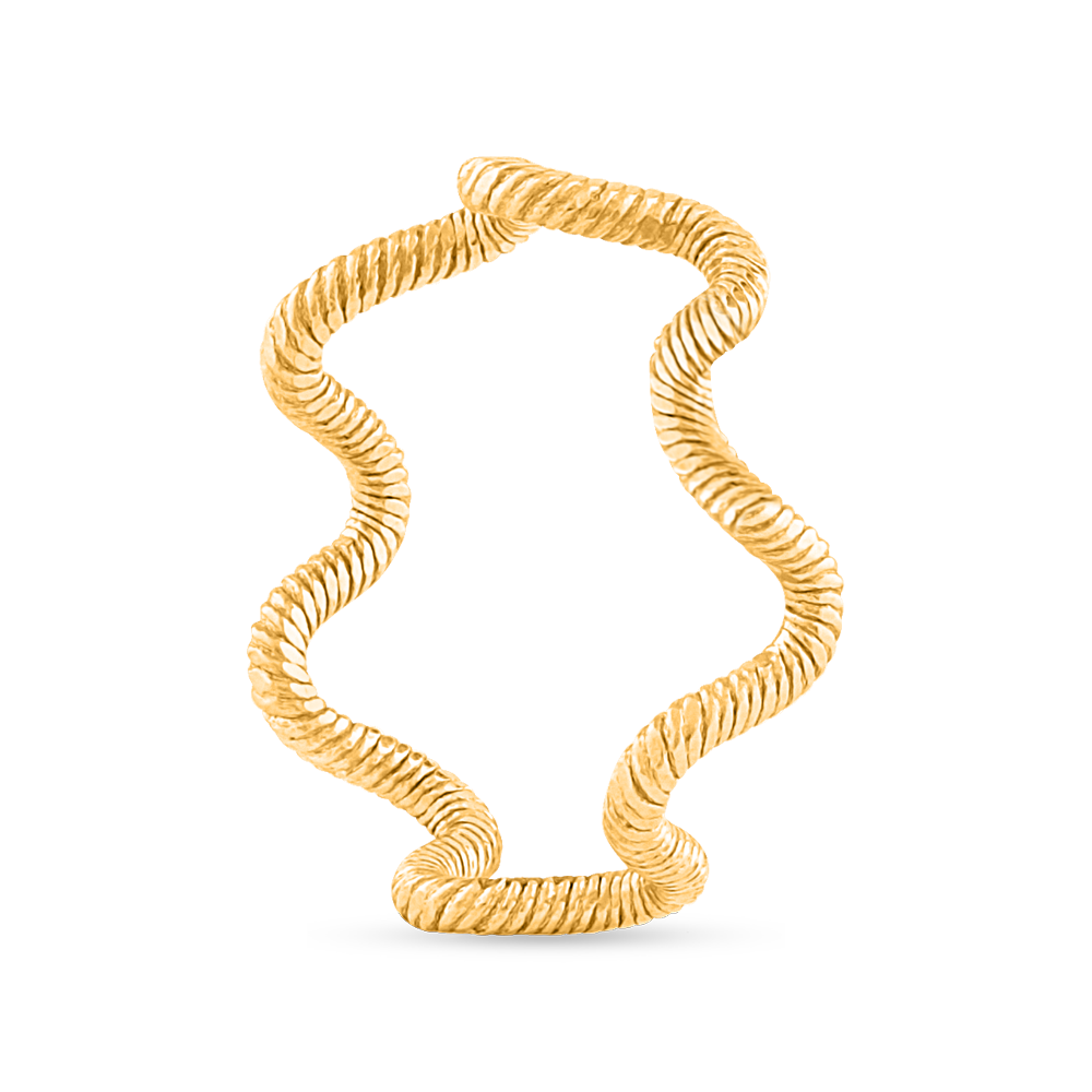 22 Ayar Altın Dalga Desenli Yüzük | P Beden 22 Ayar Altın Dalga Desenli Yüzük | P Beden