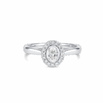 Halo White Gold Diamond Engagement Ring