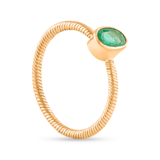 Solo Emerald Ring