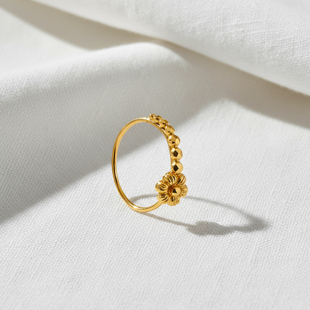 22 Ayar Sunrise Altın Burun Yüzüğü | Rozet Koleksiyonu 22 Ayar Sunrise Altın Burun Yüzüğü | Rozet Koleksiyonu