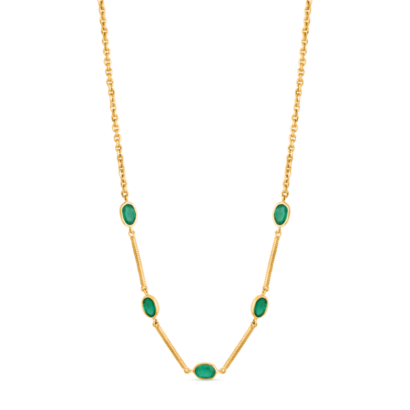 Echo Smaragd Halskette