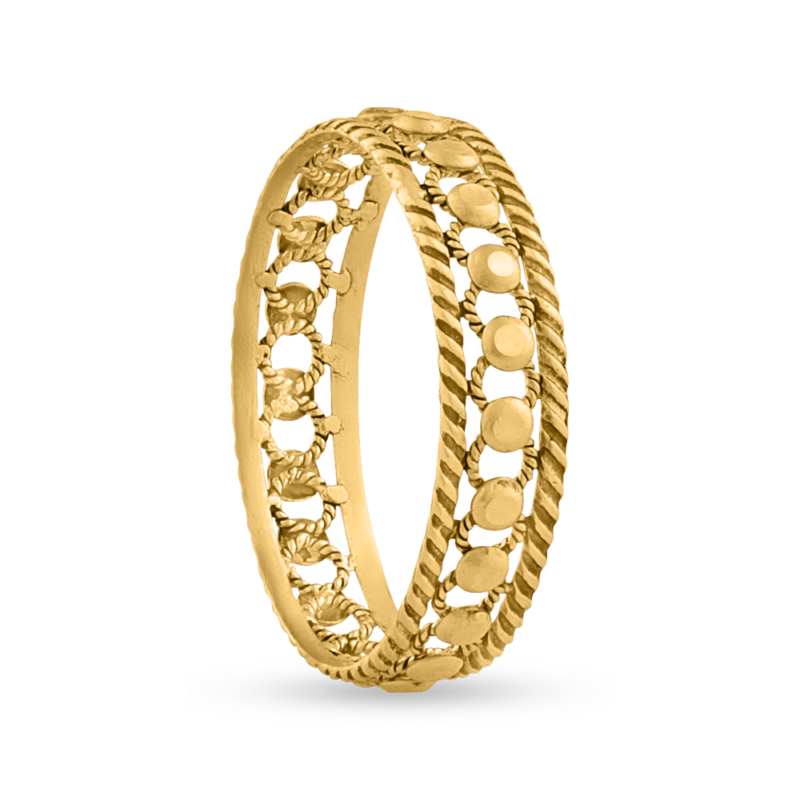 سوار أرماري من الذهب عيار 22 قيراط | مقاس M سوار أرماري من الذهب عيار 22 قيراط | مقاس M