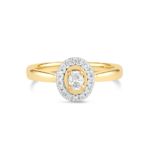 18 Ayar Sarı Altın Halo Pırlanta Yüzük 18 Ayar Sarı Altın Halo Pırlanta Yüzük