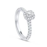 خاتم خطوبة ألماس سوليتير هالو سوليتير خاتم خطوبة ألماس سوليتير هالو سوليتير