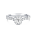 Diamond Halo Engagement Ring