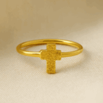 22ct Yellow Gold Cross Ring