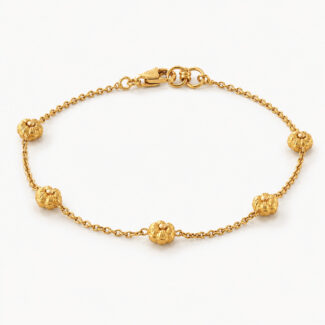 22ct Sunrise Gold Flower Motif Bracelet 22ct Sunrise Gold Flower Motif Bracelet