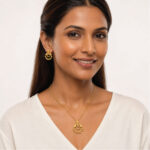 Rosetten Kollektion 22ct Sunrise Gold Anhänger