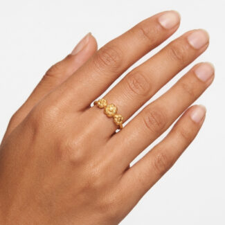 22ct Gold Rosette Bloom Ring