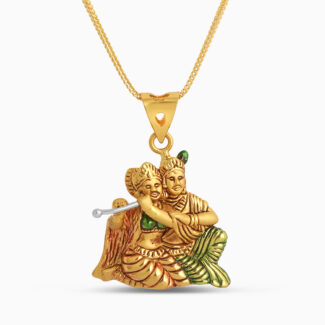 22ct Gold Radha Krishna Pendant 22ct Gold Radha Krishna Pendant