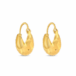 Facettierte Kuppel-Ohrringe Facettierte Kuppel-Ohrringe