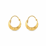 Facettierte Kuppel-Ohrringe Facettierte Kuppel-Ohrringe