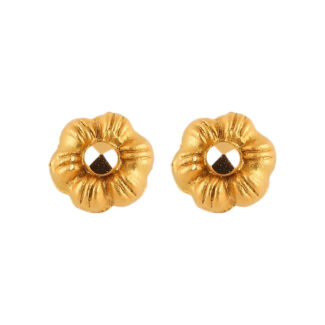 22ct Gold Rosette Stud | Diameter 6mm