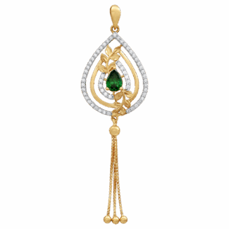 22ct Gold CZ Pendant 22ct Gold CZ Pendant