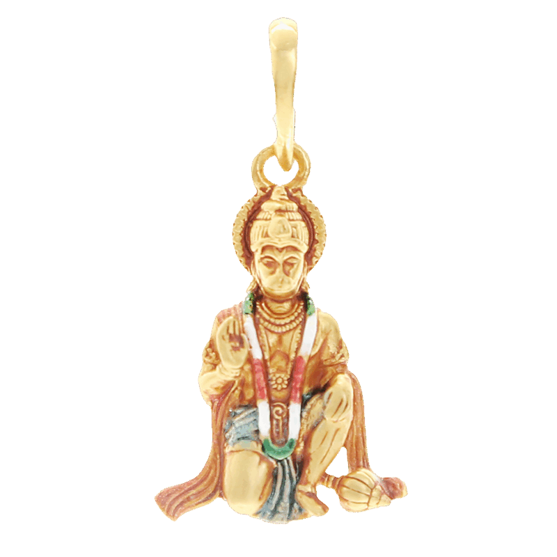 Hanuman-Anhänger aus 22 Karat Gold Hanuman-Anhänger aus 22 Karat Gold