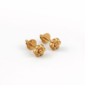 22ct Gold Rosette Stud | Diameter 6mm