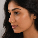 22ct Sunrise Gold Nose Ring | Rosette Collection 22ct Sunrise Gold Nose Ring | Rosette Collection