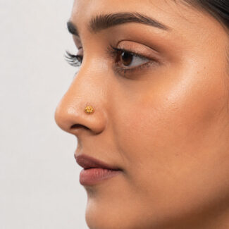 22ct Gold Nose Pin | 5mm 22ct Gold Nose Pin | 5mm