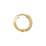 22ct Hoop Twin Row CZ Earrings 22ct Hoop Twin Row CZ Earrings