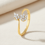 22ct Gold Radiant CZ Ring