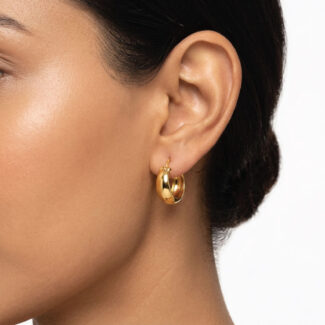 Minimalist 22ct Gold Bali Earrings Minimalist 22ct Gold Bali Earrings