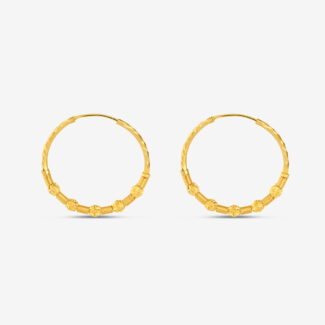 Classic 22ct Gold Hoop Earrings Classic 22ct Gold Hoop Earrings