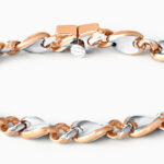 Fusion 950 Platinum & 18ct Rose Gold Men’s Bracelet Fusion 950 Platinum & 18ct Rose Gold Men’s Bracelet