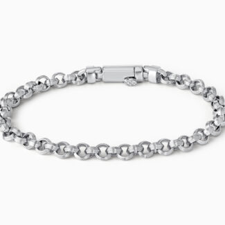 Refined Link 950 Platinum Men’s Bracelet