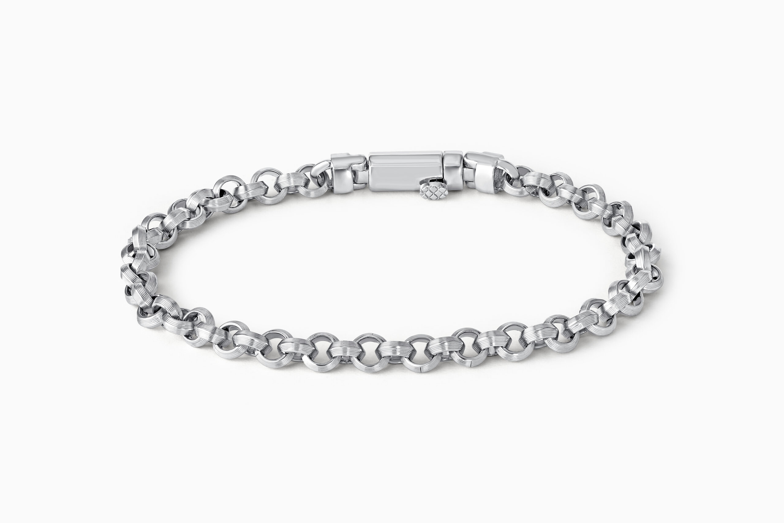 سوار رجالي من البلاتين المكرر 950 لينك 950 للرجال سوار رجالي من البلاتين المكرر 950 لينك 950 للرجال