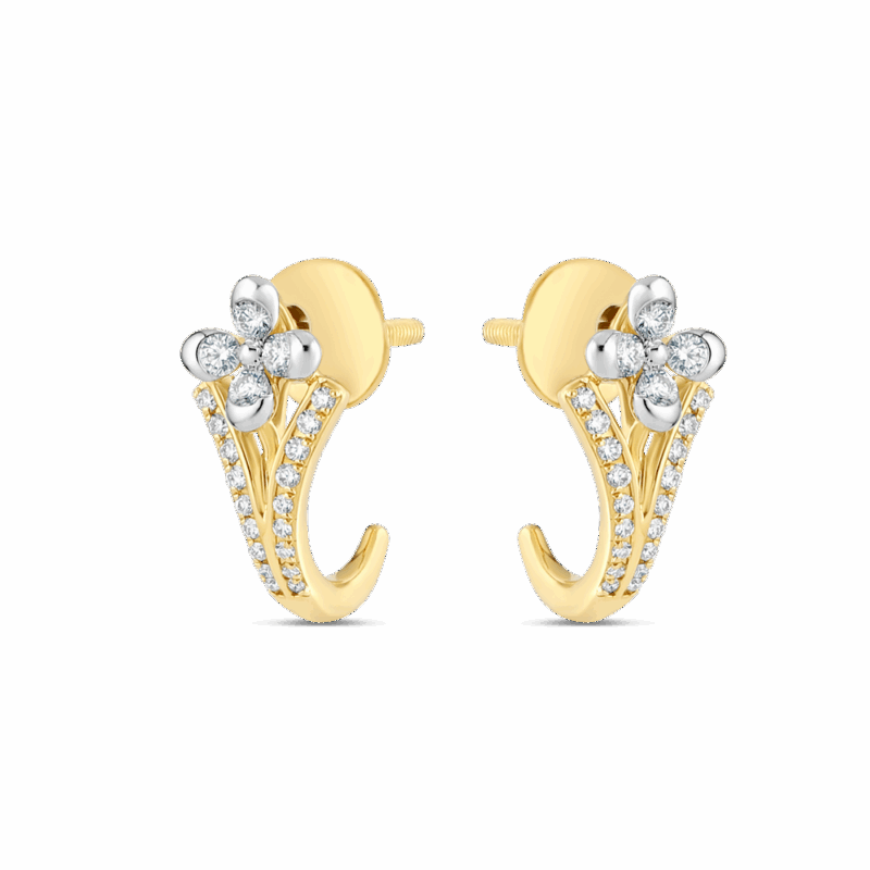 Kadınlar İçin Zarif 18 Ayar Altın Çıtçıtlar Kadınlar İçin Zarif 18 Ayar Altın Çıtçıtlar