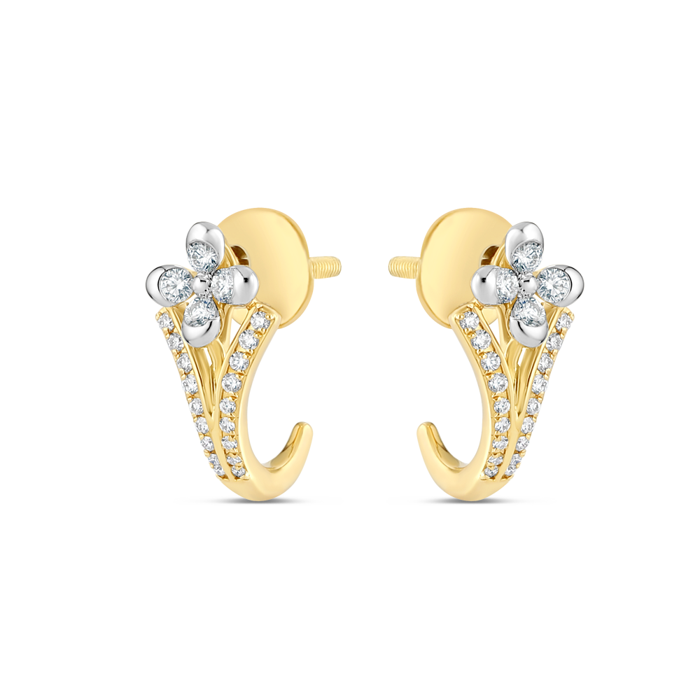 Kadınlar İçin Zarif 18 Ayar Altın Çıtçıtlar Kadınlar İçin Zarif 18 Ayar Altın Çıtçıtlar