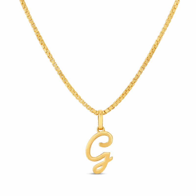 22 Ayar Altın Baş Harfi G Kolye 22 Ayar Altın Baş Harfi G Kolye