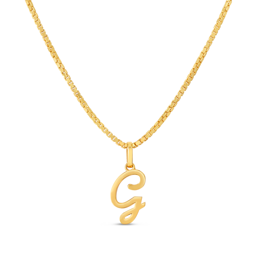 22 Ayar Altın Baş Harfi G Kolye 22 Ayar Altın Baş Harfi G Kolye