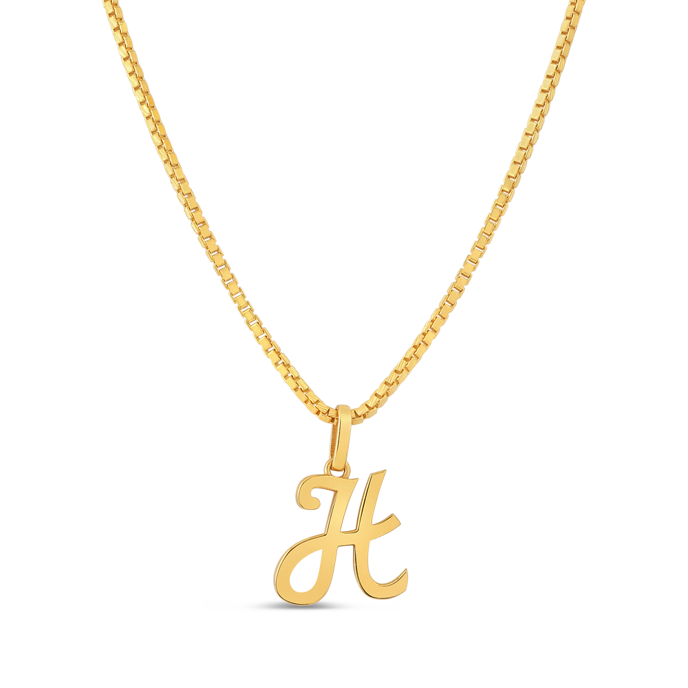 22 Ayar Altın Baş Harfi H Kolye 22 Ayar Altın Baş Harfi H Kolye