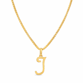 22ct Gold Initial J Pendant 22ct Gold Initial J Pendant