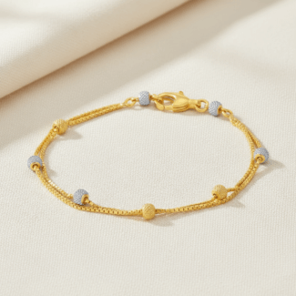 Seren Dual Bead Chain Bracelet